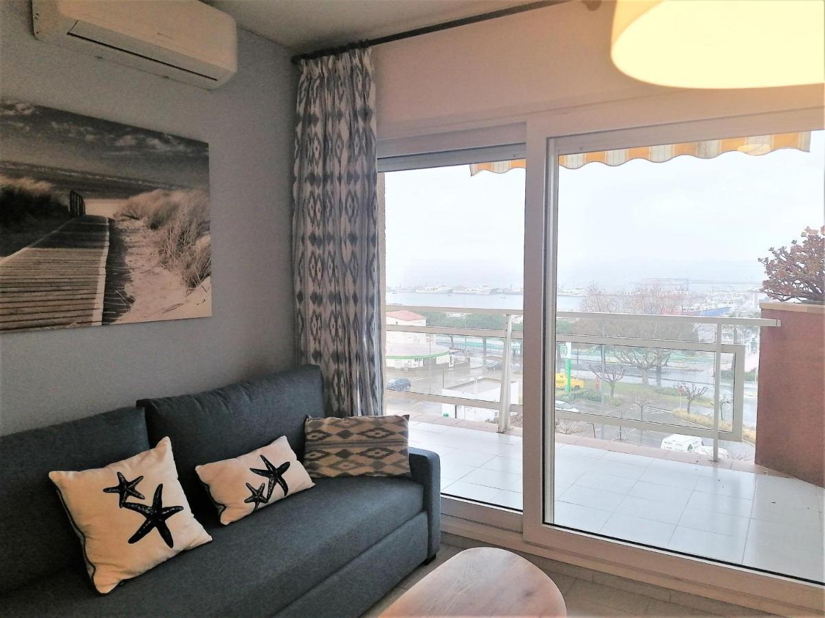 ロザス2166 Rocmar 1 4-C, Excelente Situacion Frente Al Puerto Pesquero Y Con Vista A La Bahia. Gran Terraza. Gran Parking Publico Delante. - Es-258-30アパートメント エクステリア 写真